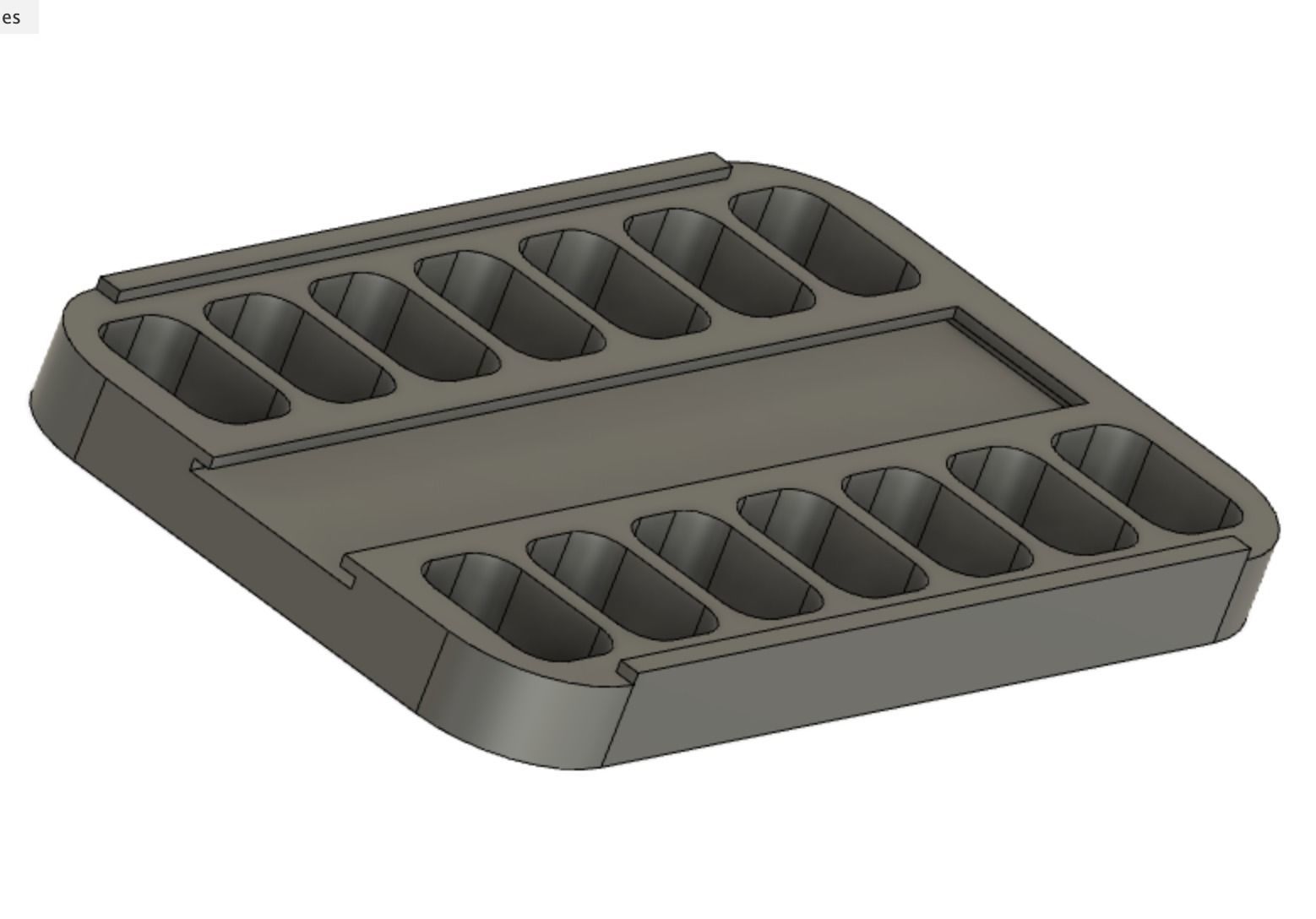 Watercolor palette 14 and 8 dishes set fit in Mint Can 3D print model_3