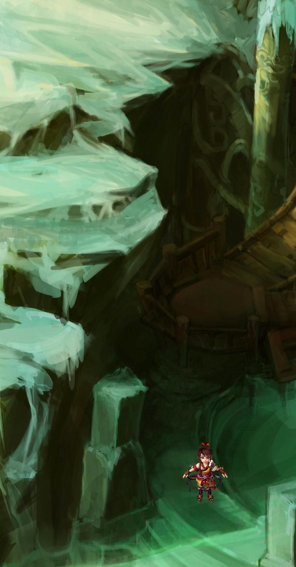 Huashan Mountain Road - Ice and Snow Mountain 01 3D model_2