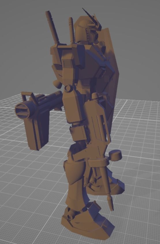RX-78-2 Gundam 3D print model 3D print model_3