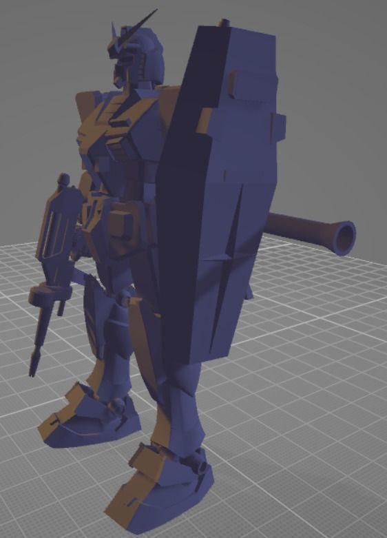 RX-78-2 Gundam 3D print model 3D print model_1