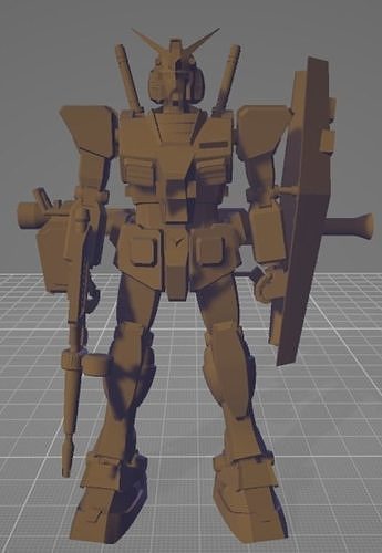 RX-78-2 Gundam  3D print model 3D print model