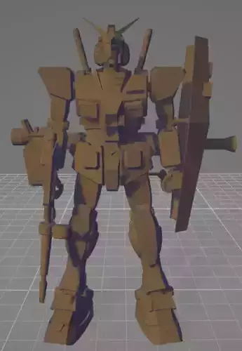 RX-78-2 Gundam  3D print model