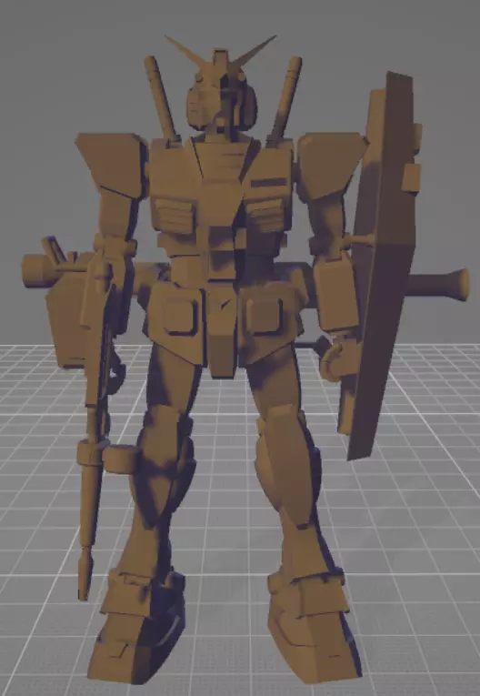 RX-78-2 Gundam 3D print model 3D print model_0