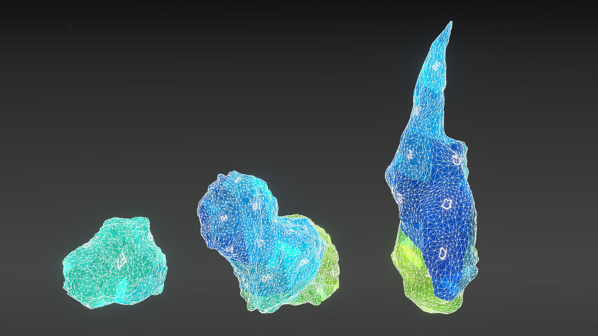 Alien Planet Fantasy Environment - Swamp Plants Low-poly 3D model_24