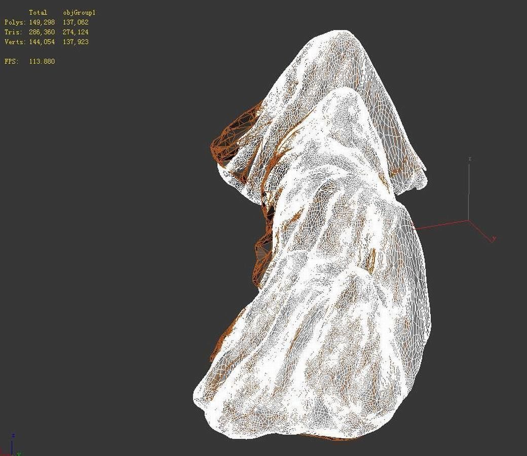 Huashan Mountain Road - Ice and Snow Mountain 07 3D model_4