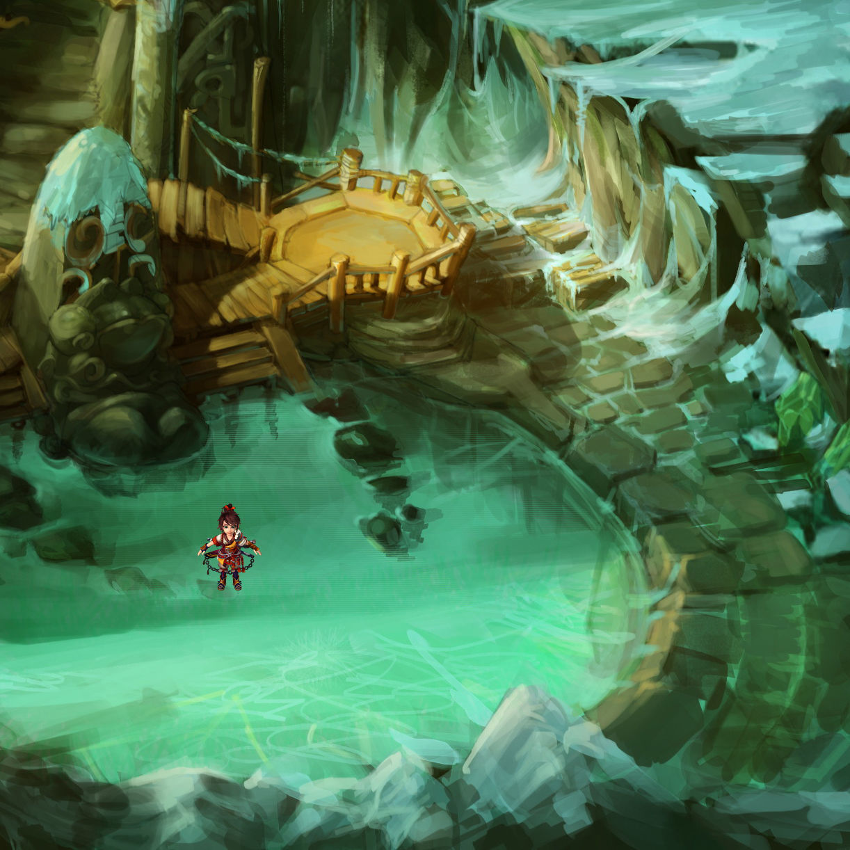 Huashan Mountain Road - Ice and Snow Mountain 07 3D model_1