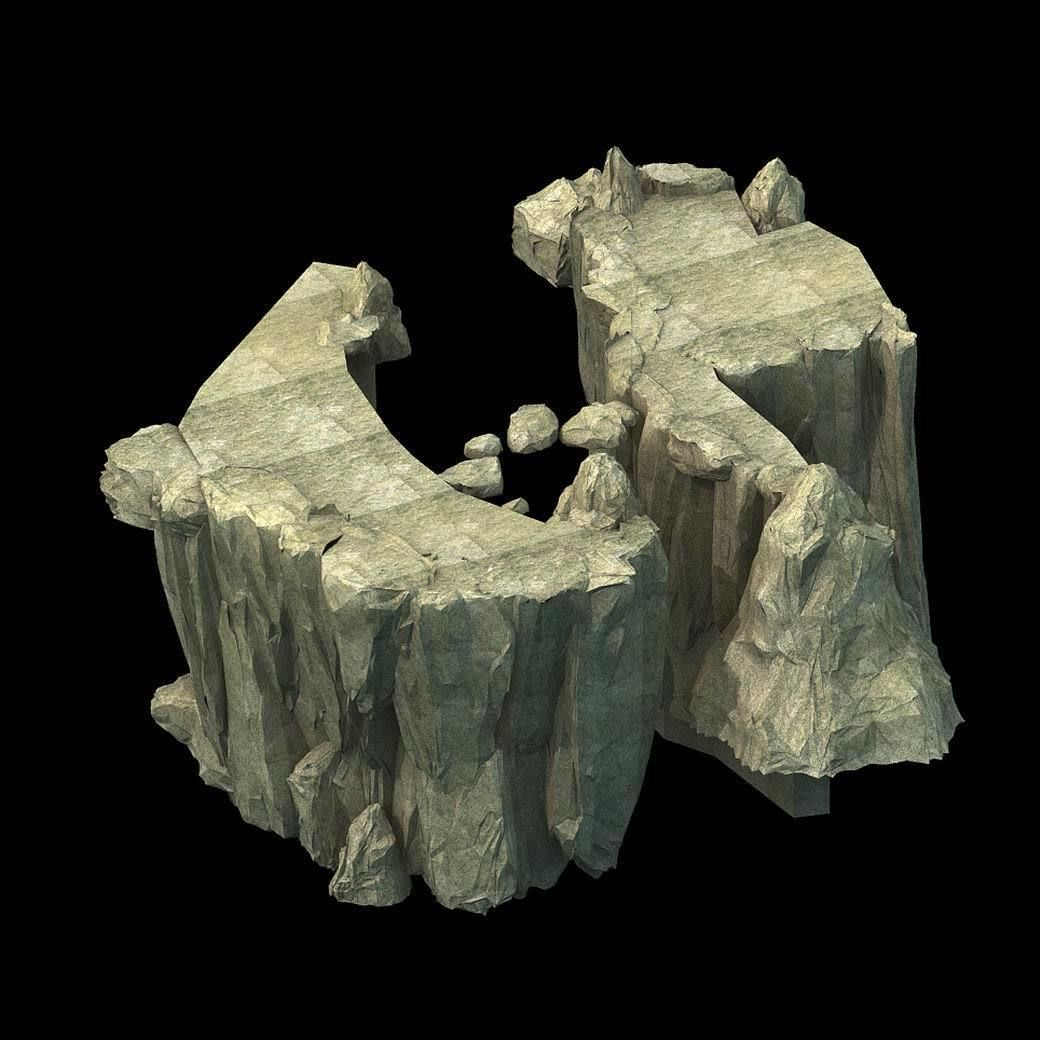 Huaihe Buddha statue - stone 3D model_6