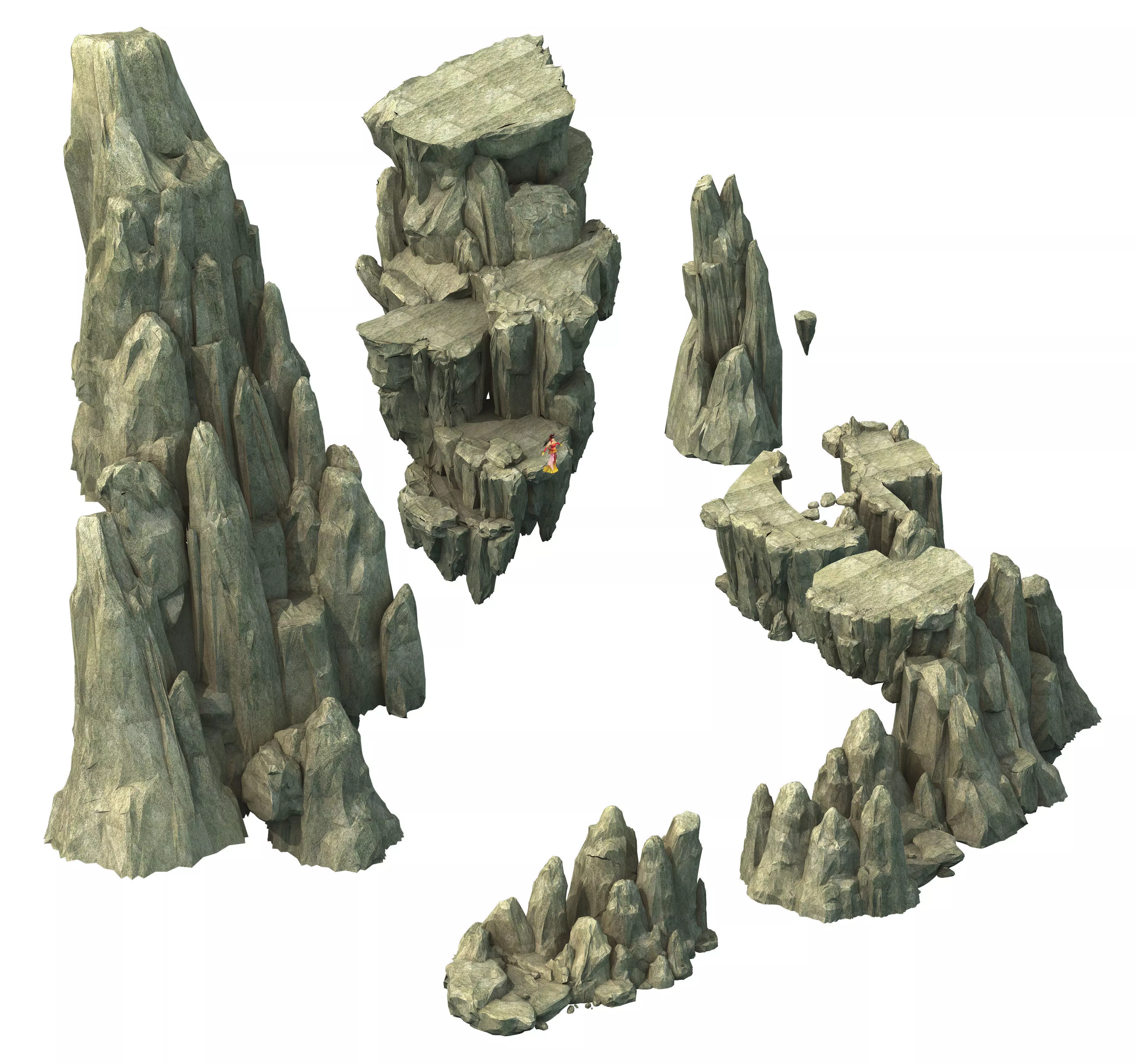 Huaihe Buddha statue - stone 3D model_0