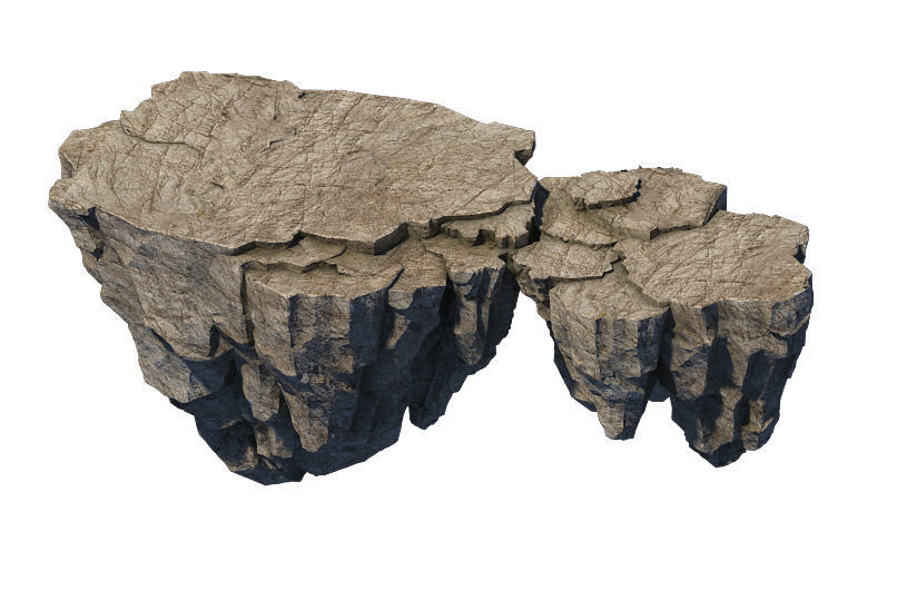 Suburb - Huanglongshan broken stone bridge 3D model_4