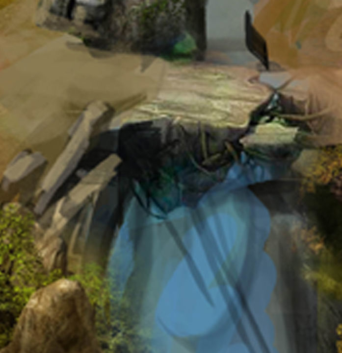 Suburb - Huanglongshan broken stone bridge 3D model_6