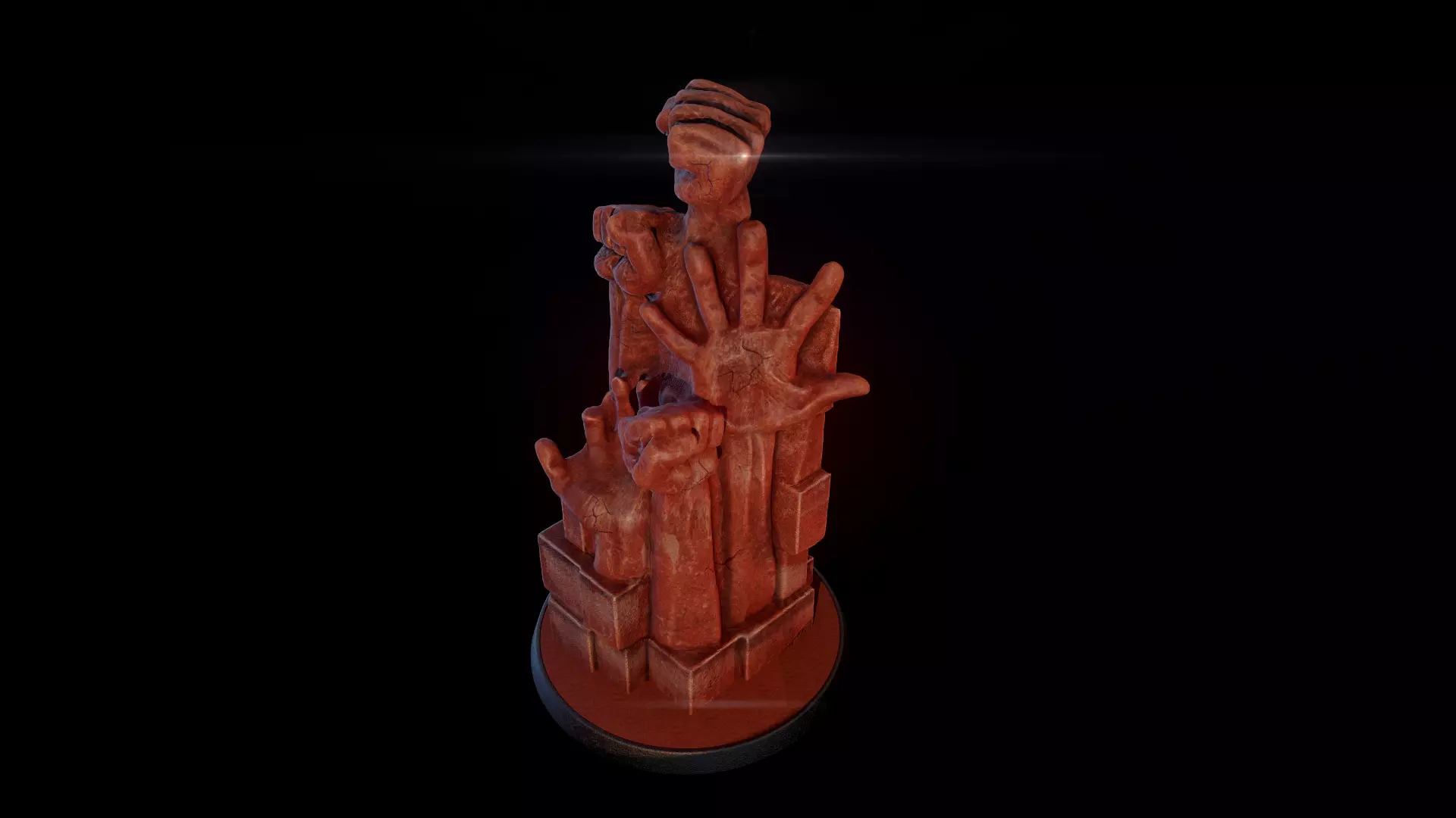 3d Statue made with photoscan 3D model_0