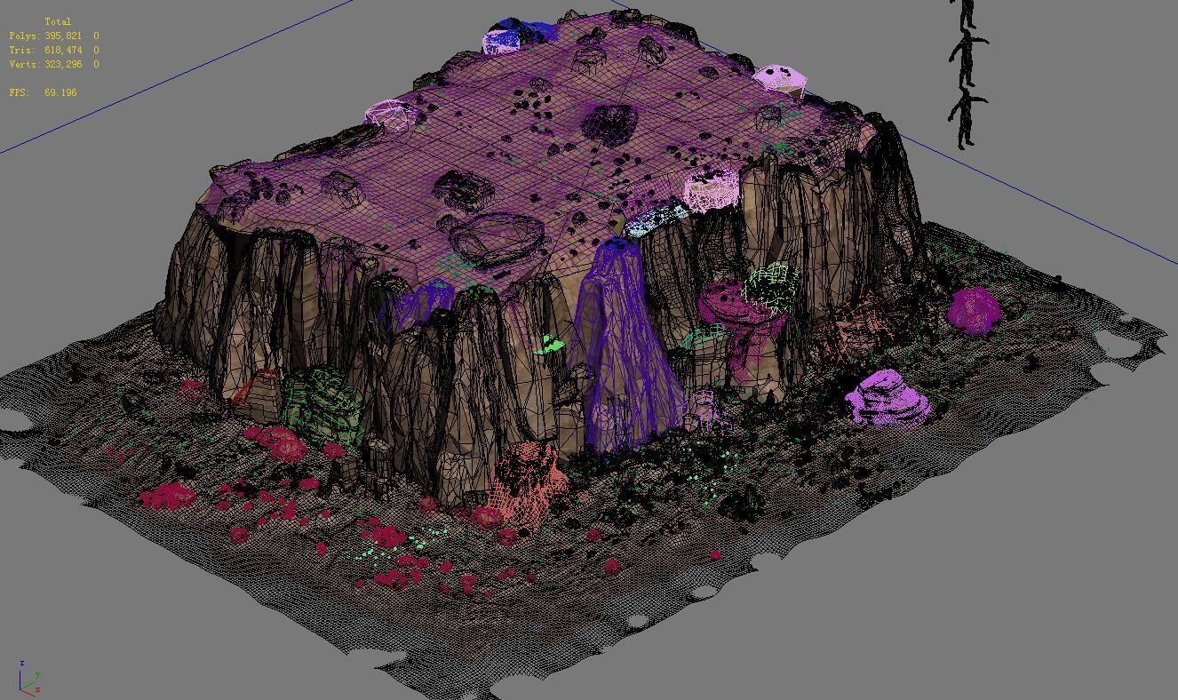 Barracks - Desert - Mountain 06 3D model_4