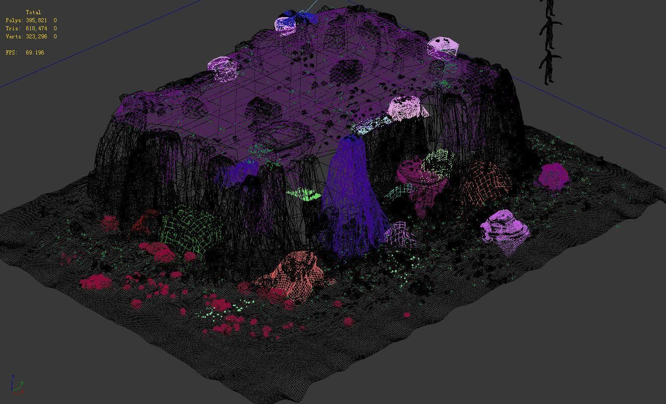 Barracks - Desert - Mountain 06 3D model_5