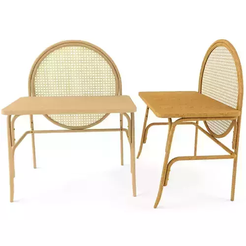 Solid wood secretary desk GamFratesi Design