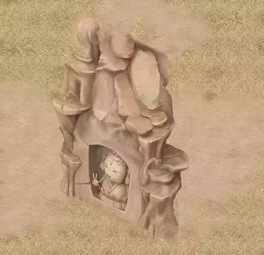 Cartoon Edition - Thousand Buddha Rocks 03