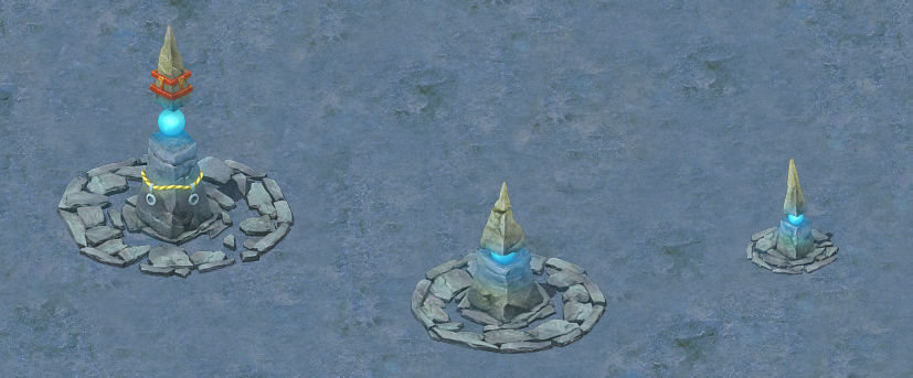 Cartoon version - Crested stone 3D model_4