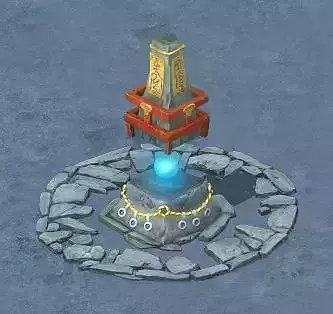 Cartoon version - Crested stone