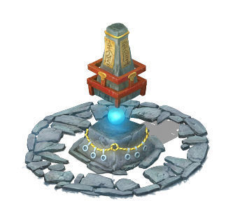 Cartoon version - Crested stone 3D model_3