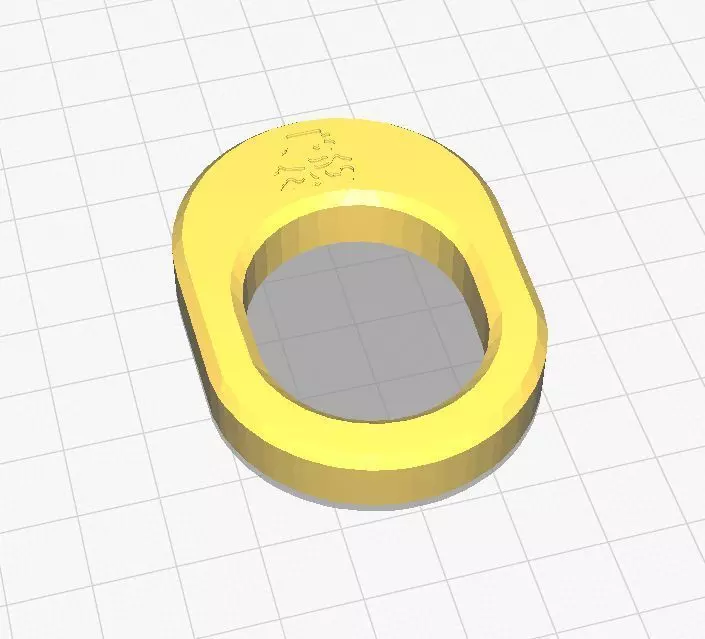 Simple napkin ring with Jumpman Free 3D print model