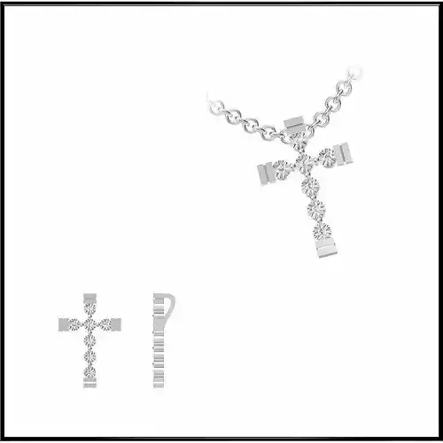 JCD White gold pendant metal file for jewelry making