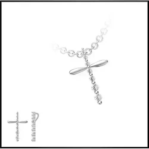 JCD White gold pendant jewelry jcd programs