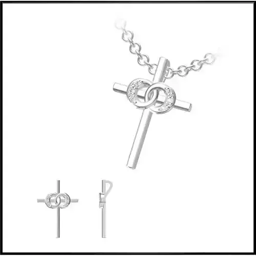 JCD White gold pendant jewelry jcd