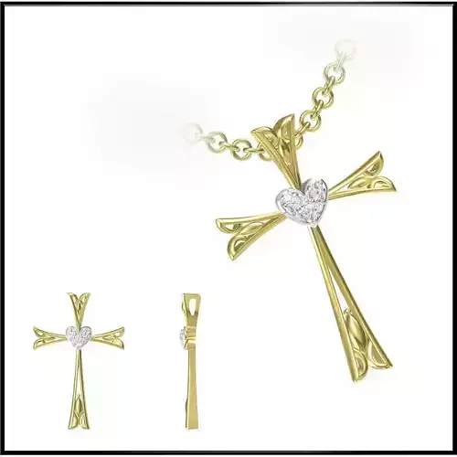 JCD Vintage style pendant jewelry design