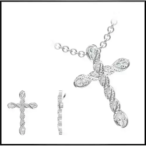 JCD Simple pendant jewelry jcd institute 3D print model