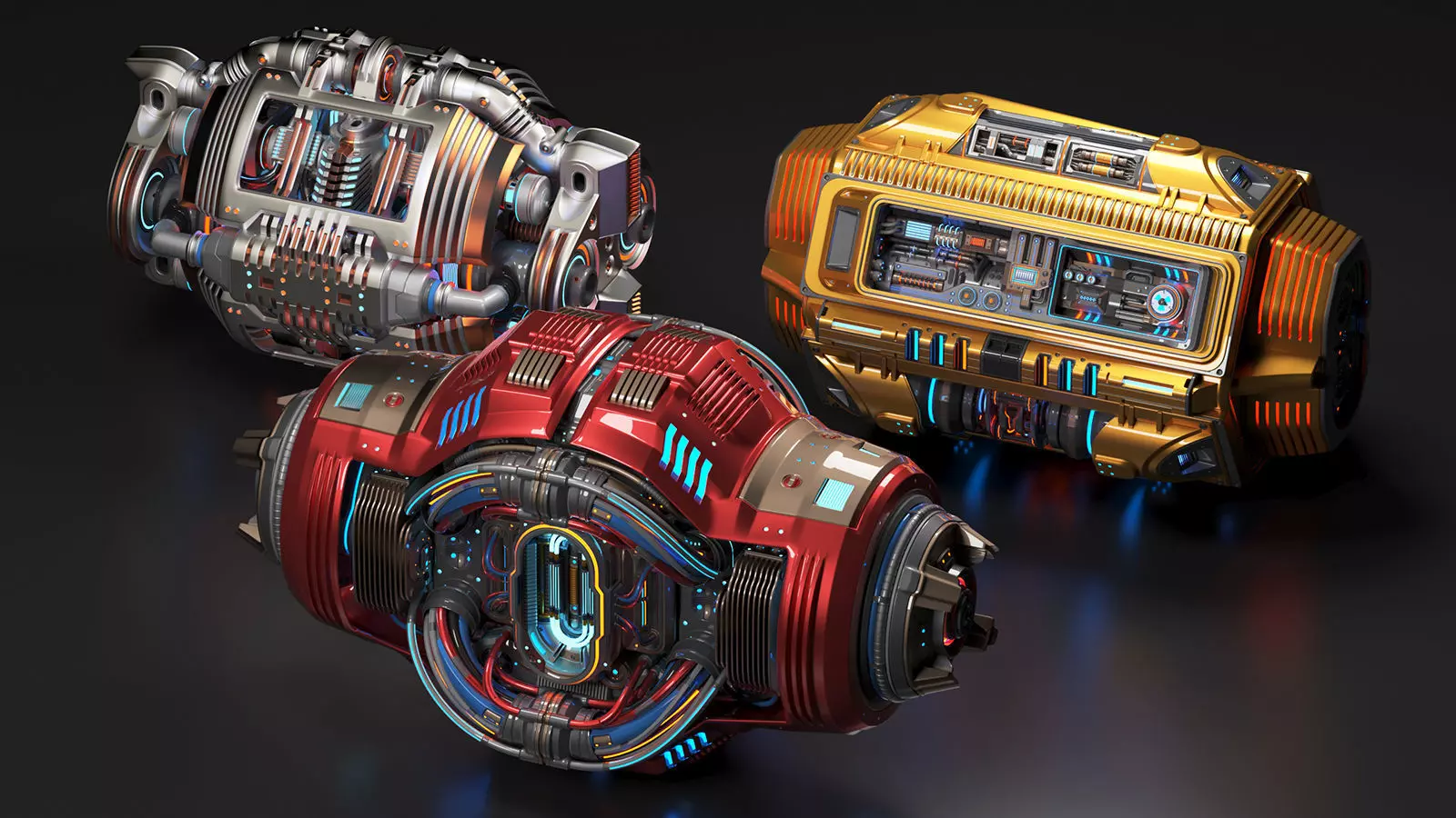 Sci Fi Kitbash 3 Mega Elements Collection _0