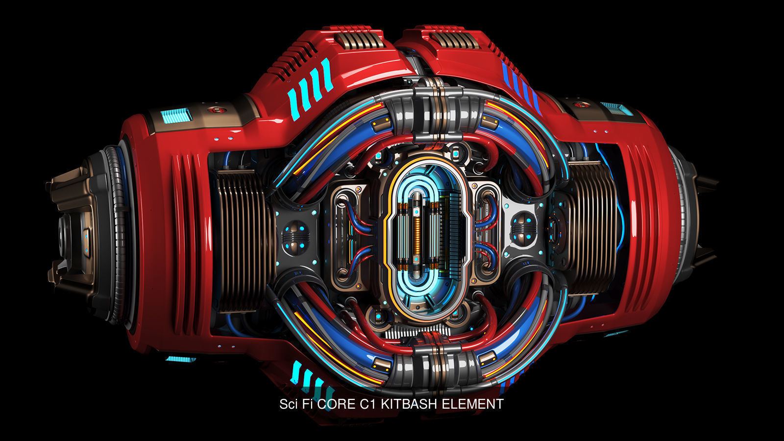 Sci Fi Kitbash 3 Mega Elements Collection _3