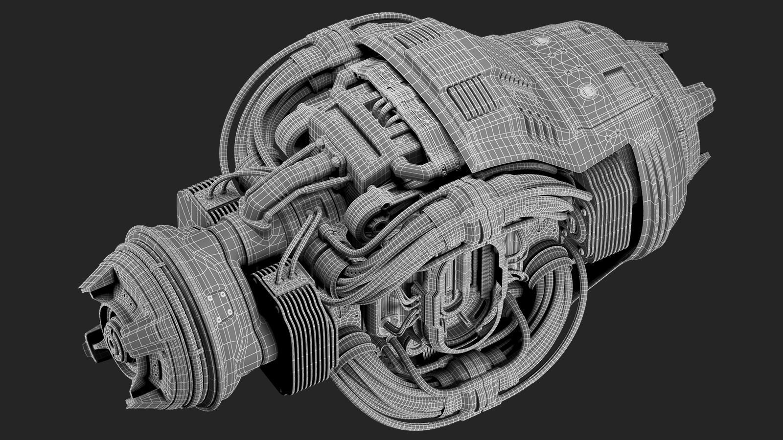 Sci Fi Kitbash 3 Mega Elements Collection _7