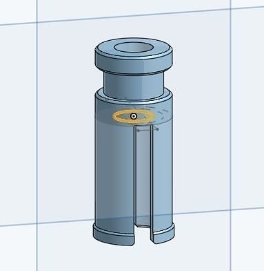Drag Knife Adaptor E3D 3D print model