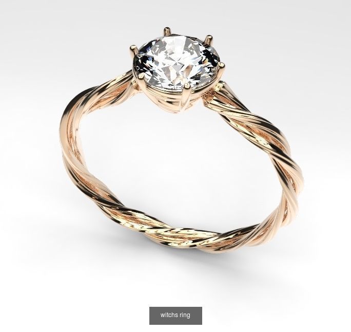 witch rings 3D Model Collection_2