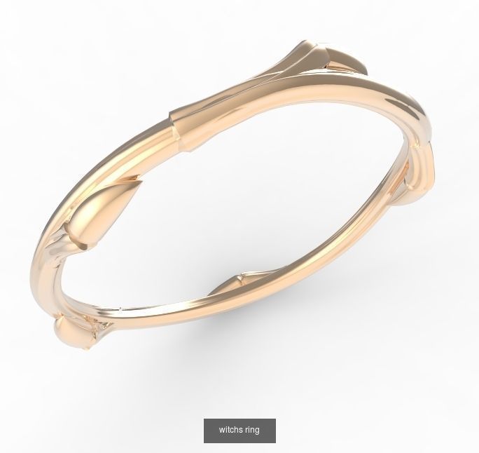 witch rings 3D Model Collection_3