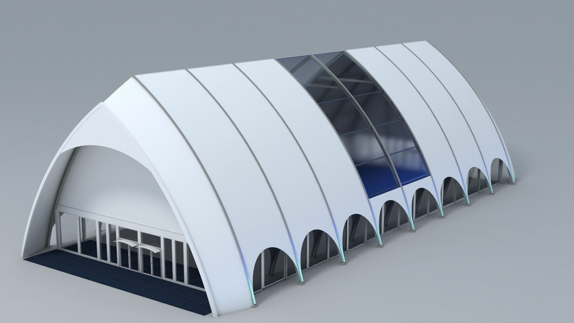 event tent 3 3D model_1