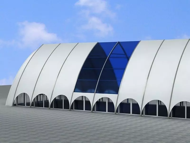 event tent 3 3D model_0