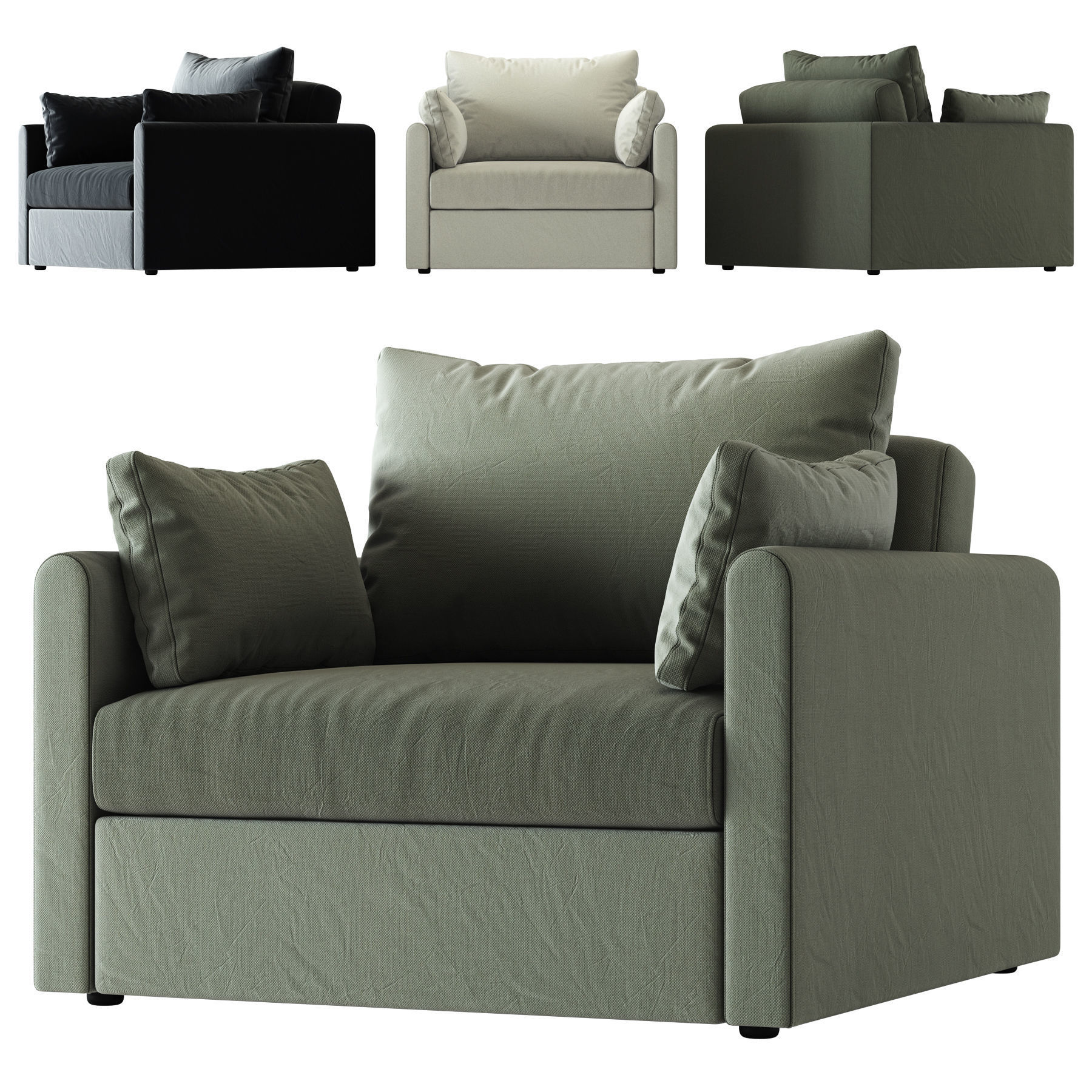 HARBOUR 2026 ARM CHAIR 3D model_0