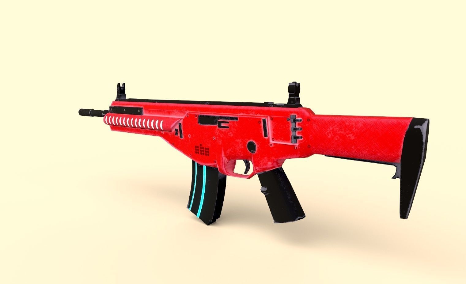 ARX 160 Weapon Low-poly 3D model_3