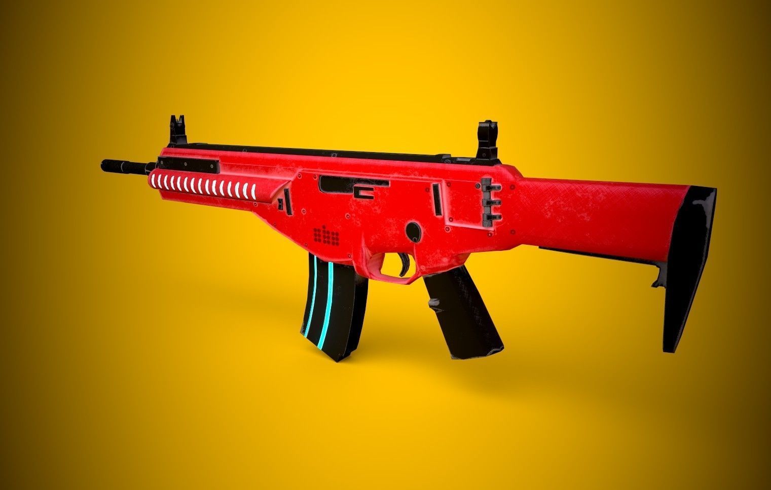 ARX 160 Weapon Low-poly 3D model_4