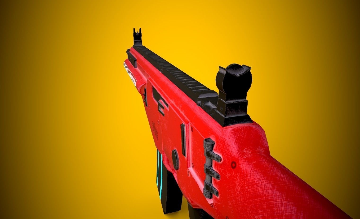 ARX 160 Weapon Low-poly 3D model_7