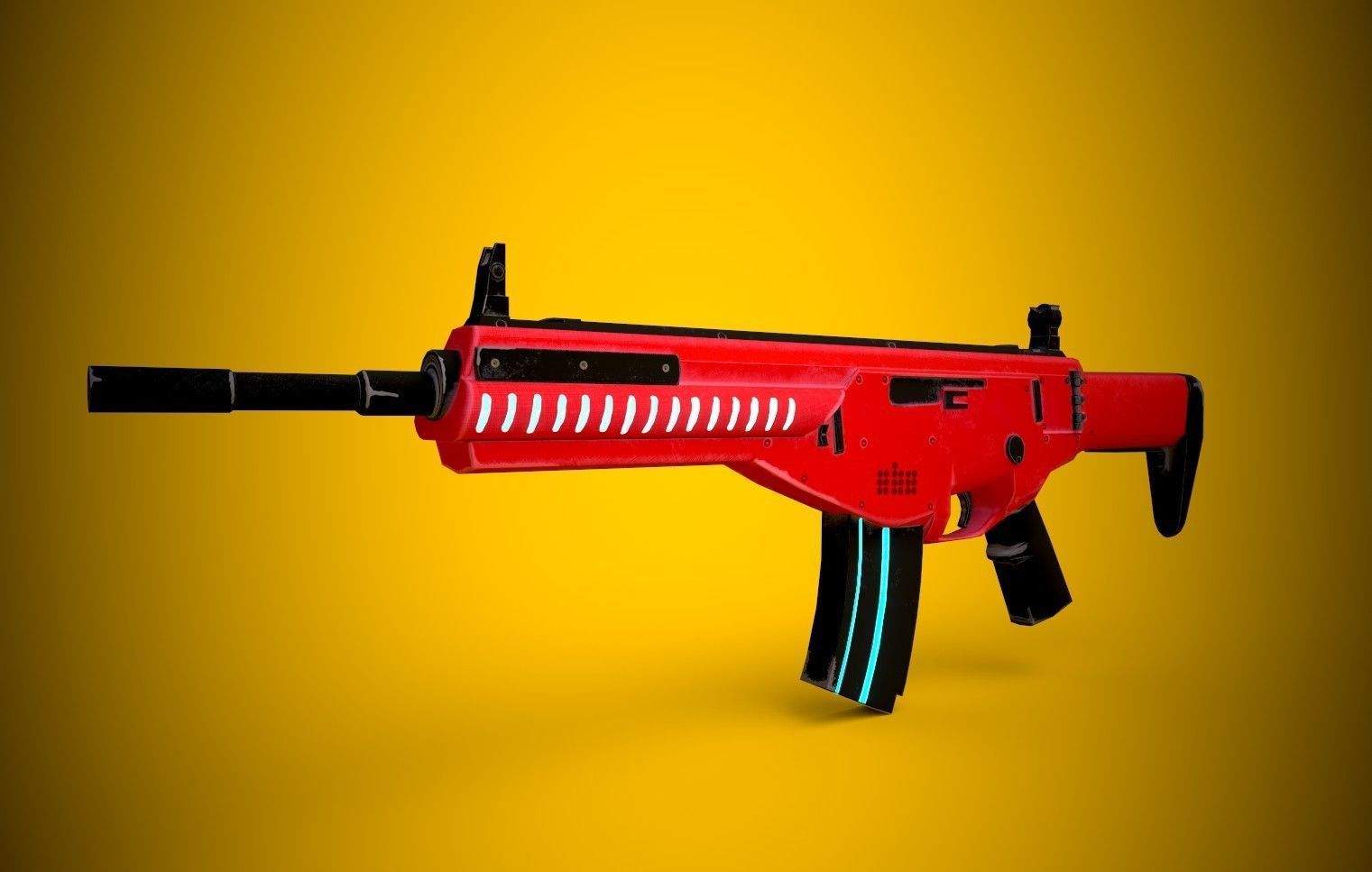 ARX 160 Weapon Low-poly 3D model_1