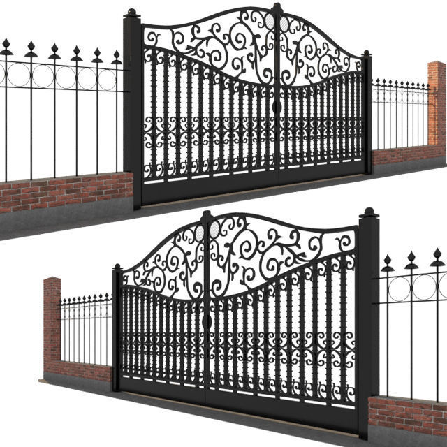 Gate and fence