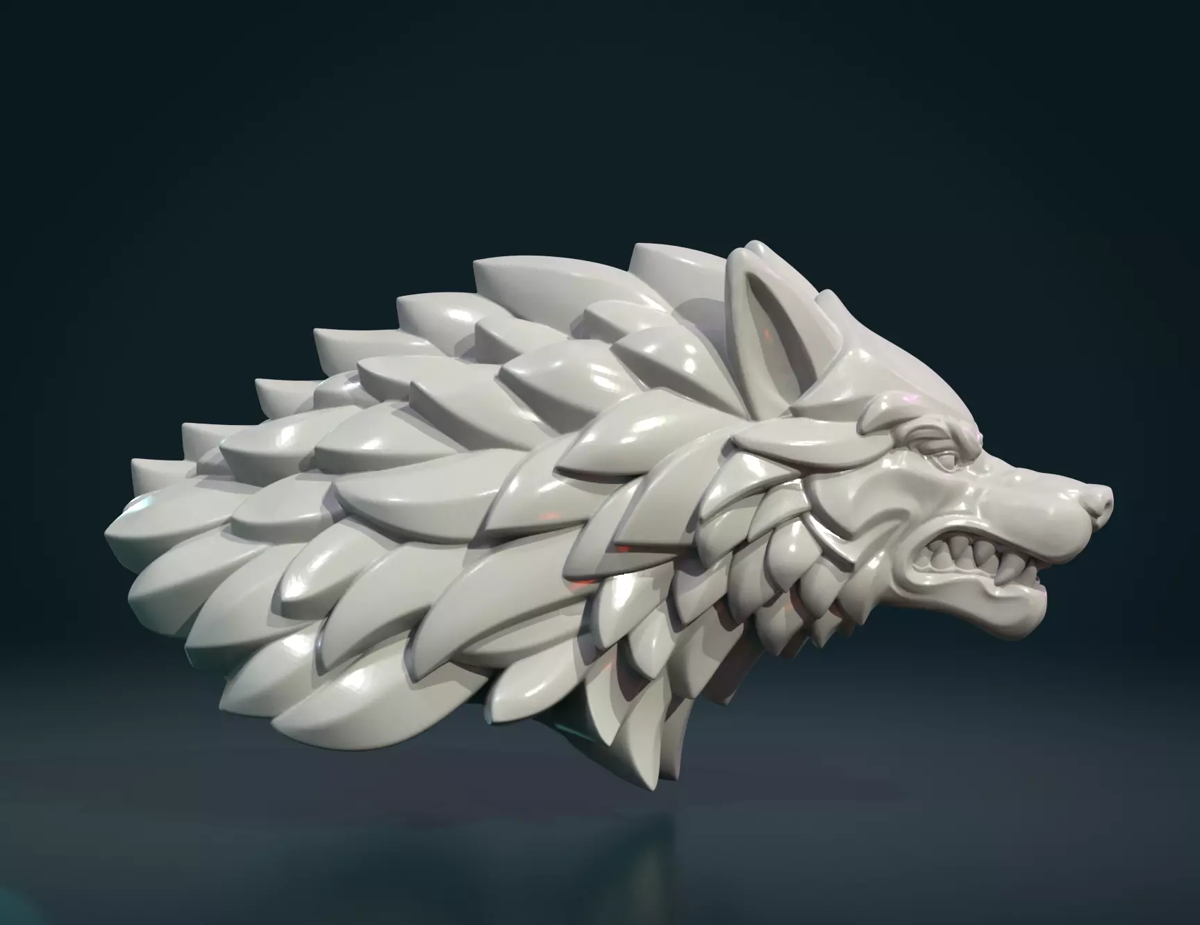Wolf Head X 3D print model_0