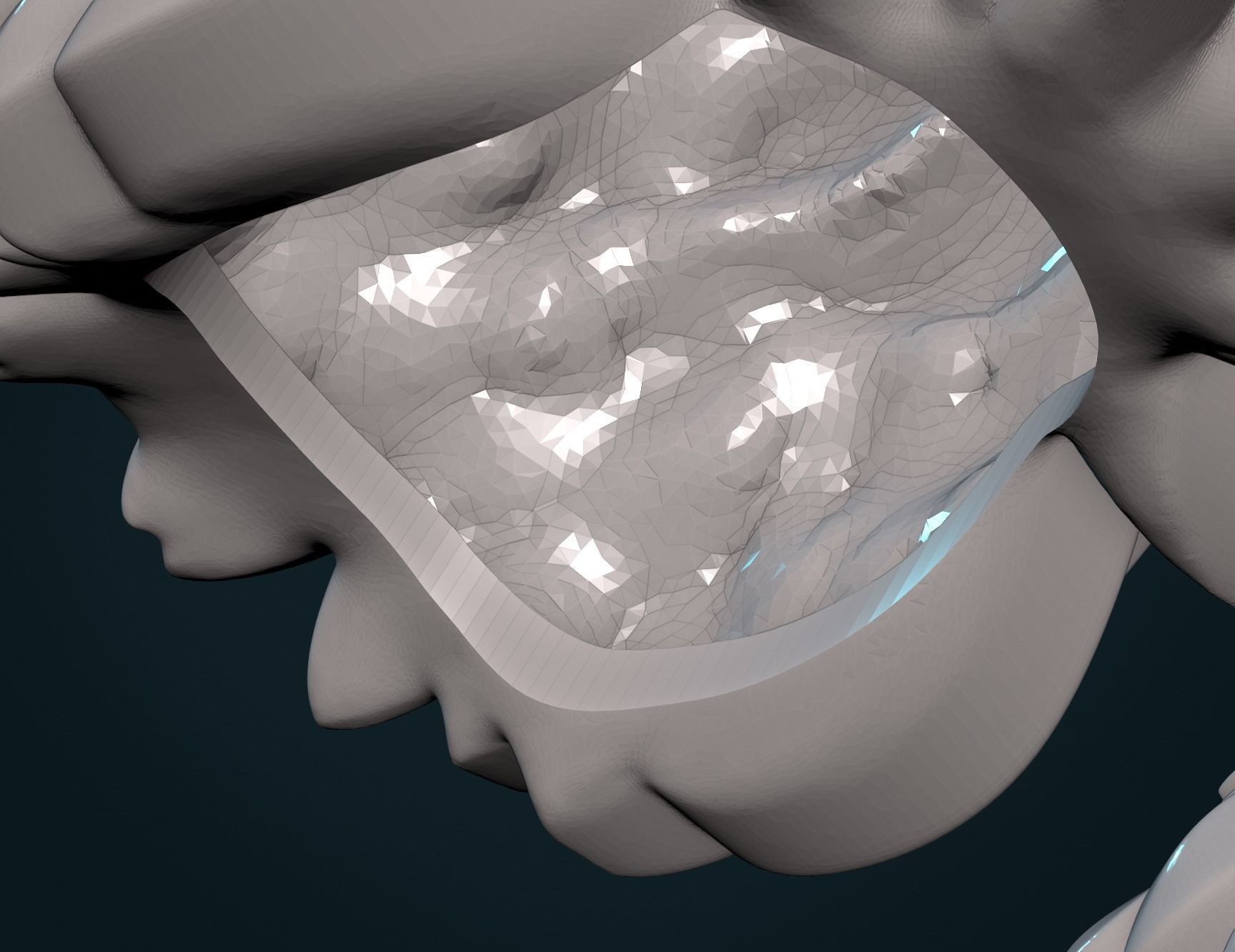 Wolf Head X 3D print model_13