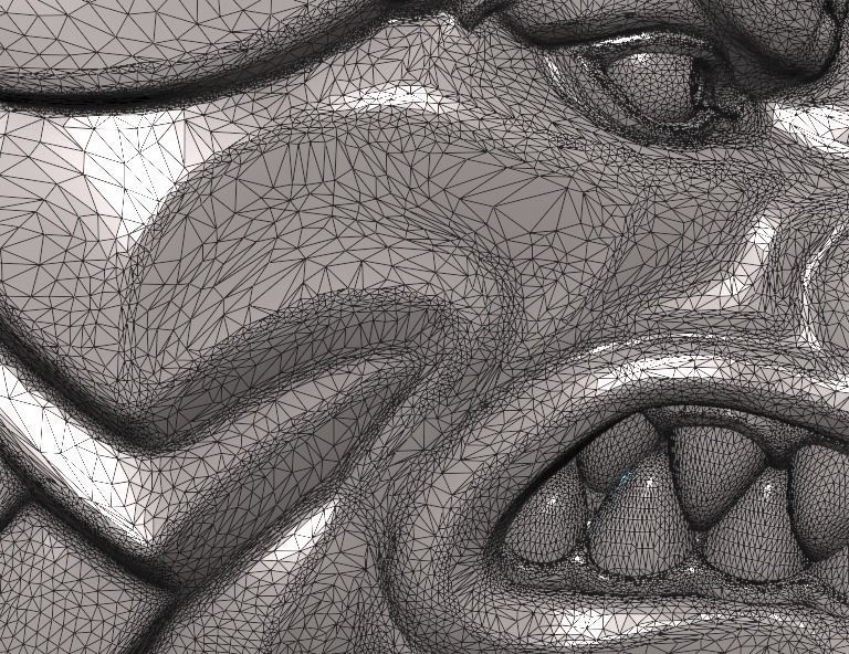 Wolf Head X 3D print model_14