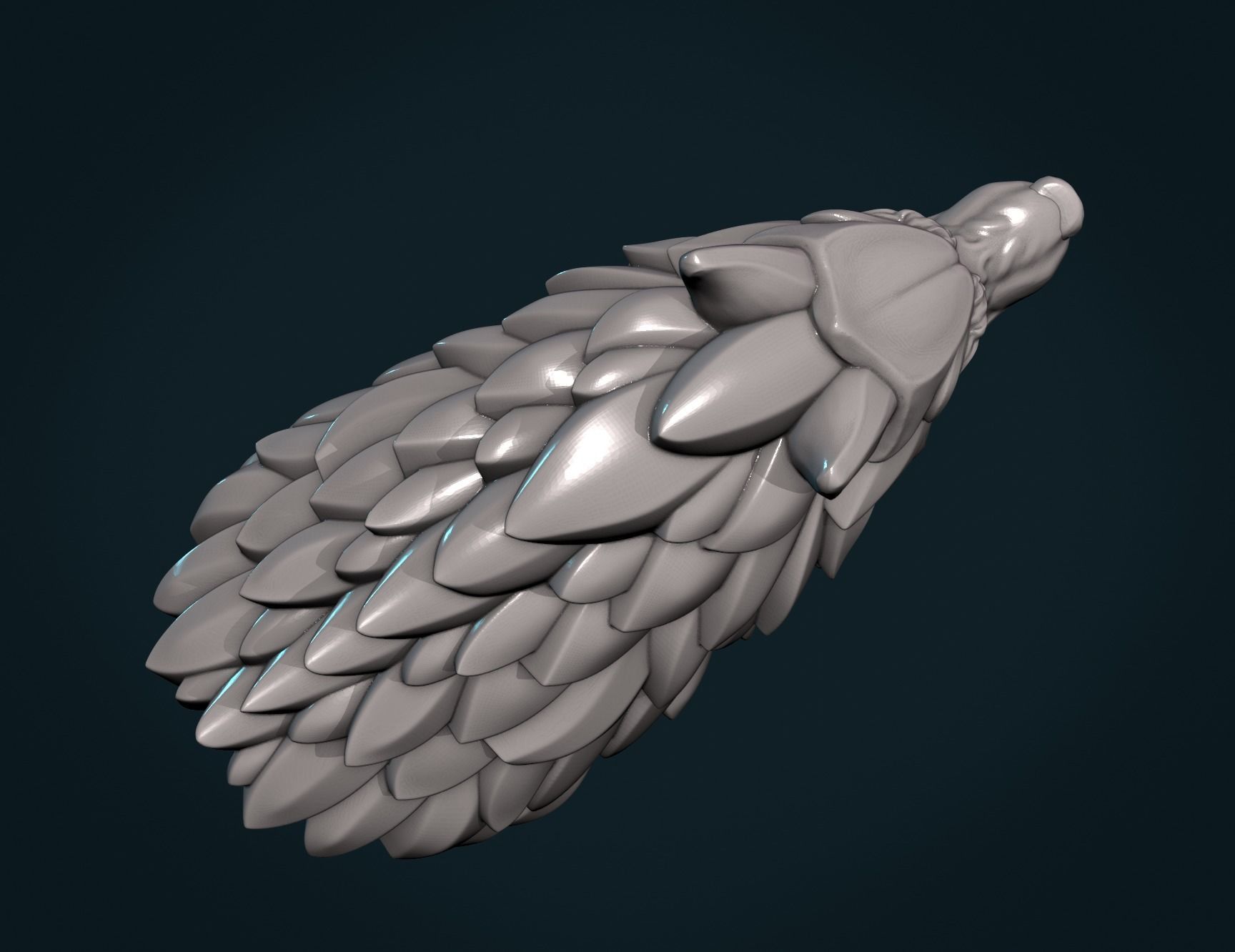 Wolf Head X 3D print model_11