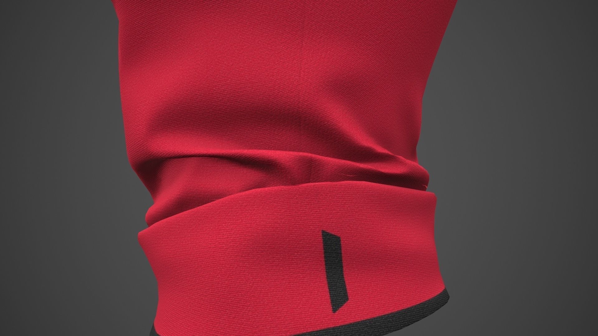 Female Sportswear gym clothing PBR Low-poly 3D model_38