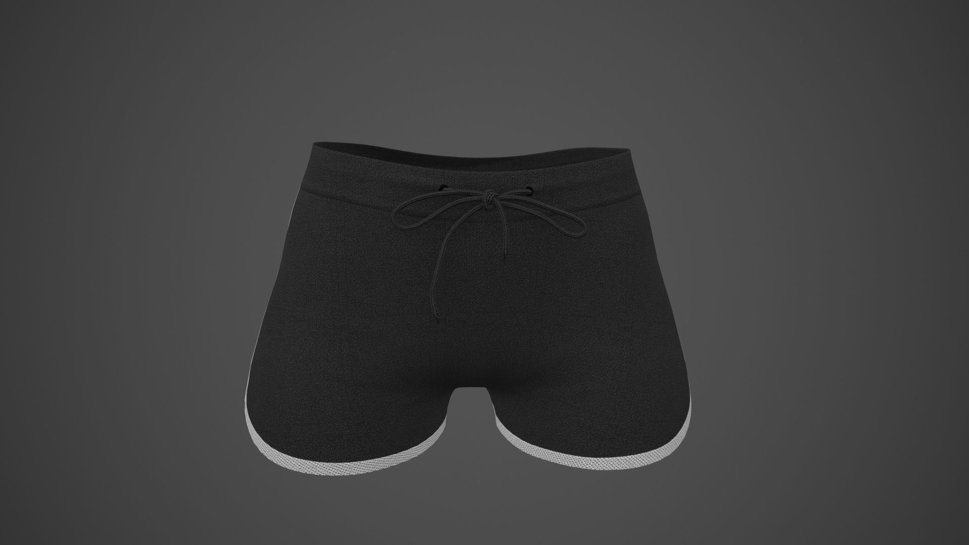 Female Sportswear gym clothing PBR Low-poly 3D model_47