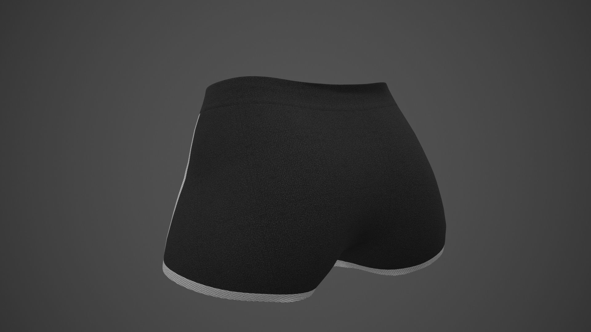 Female Sportswear gym clothing PBR Low-poly 3D model_43