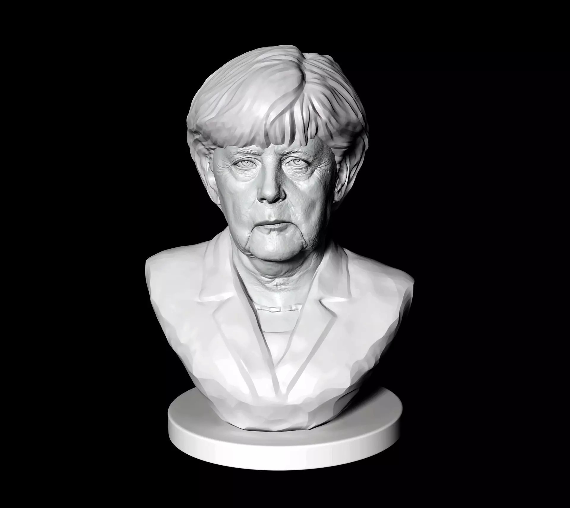 Angela Merkel 3D print model_0
